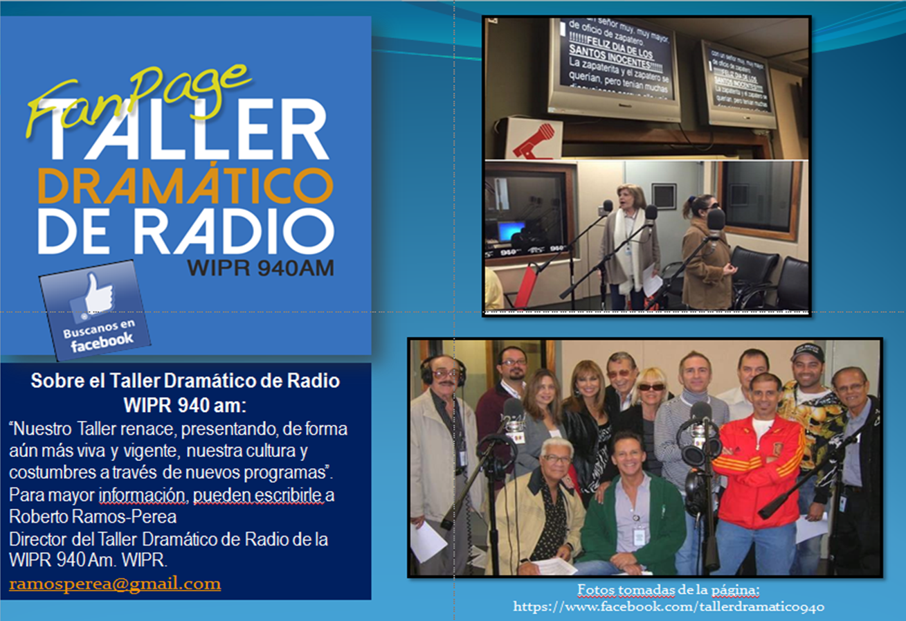 Taller Dramatico Radio Puerto Rico fotos de grupo
